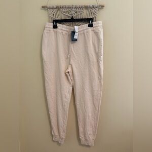 NEW Womens J. Crew Jogger Pants sz M cream